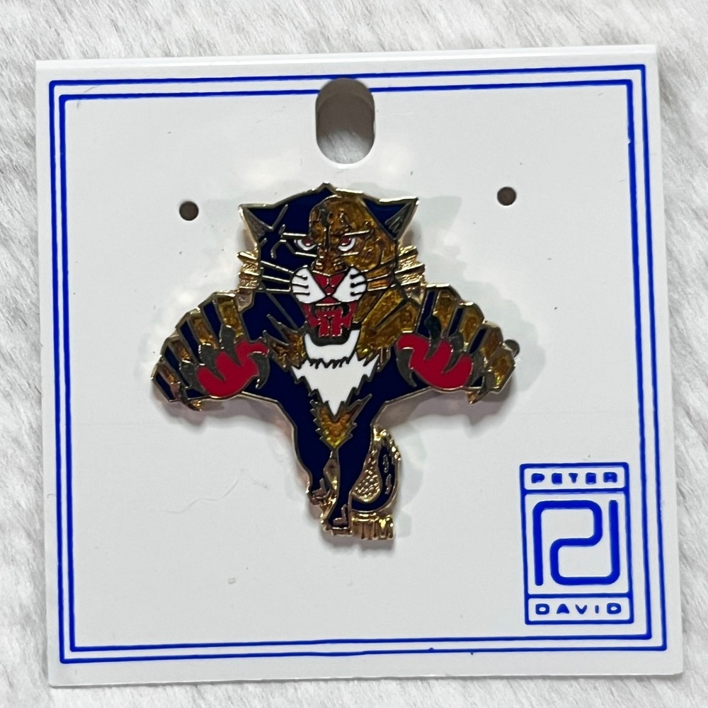 🔮 5/$25 Vintage NHL Florida Panthers Hockey Pin